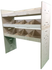 Master Van Plywood Shelving and Racking Storage System 1000mm x 1087mm x 384mm - SV4